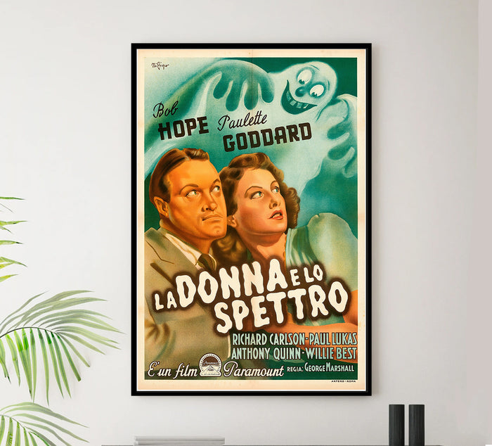 The Ghost Breakers 1940 - Italian - Vintage Movie Poster