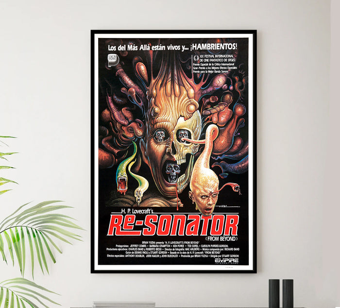 From Beyond - 1986 - Spanish - Vintage Movie Poster