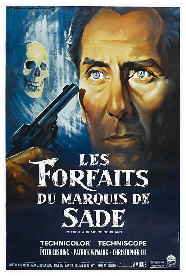 The Skull - 1965 - French - Vintage Movie Poster