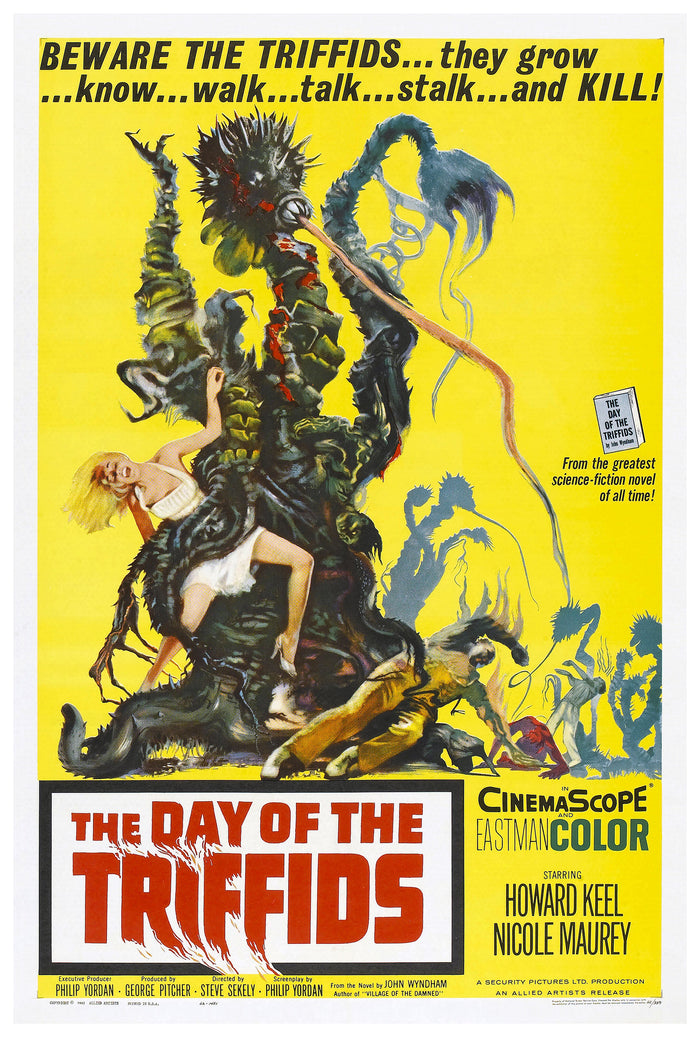 The Day of the Triffids - 1963 - Vintage Movie Poster