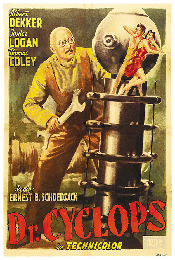 Dr Cyclops - 1940 v1 - Vintage Movie Poster