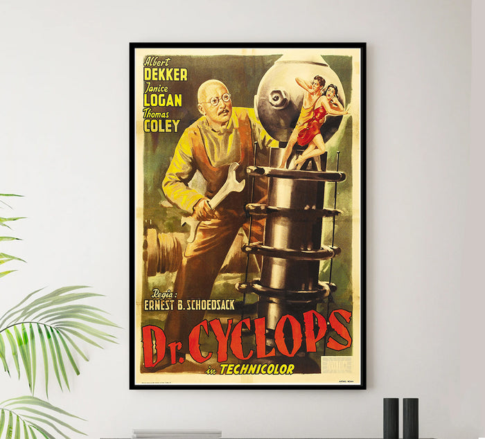 Dr Cyclops - 1940 v1 - Vintage Movie Poster