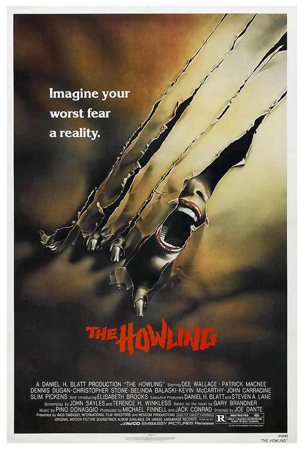 The Howling - 1981 - Vintage Movie Poster