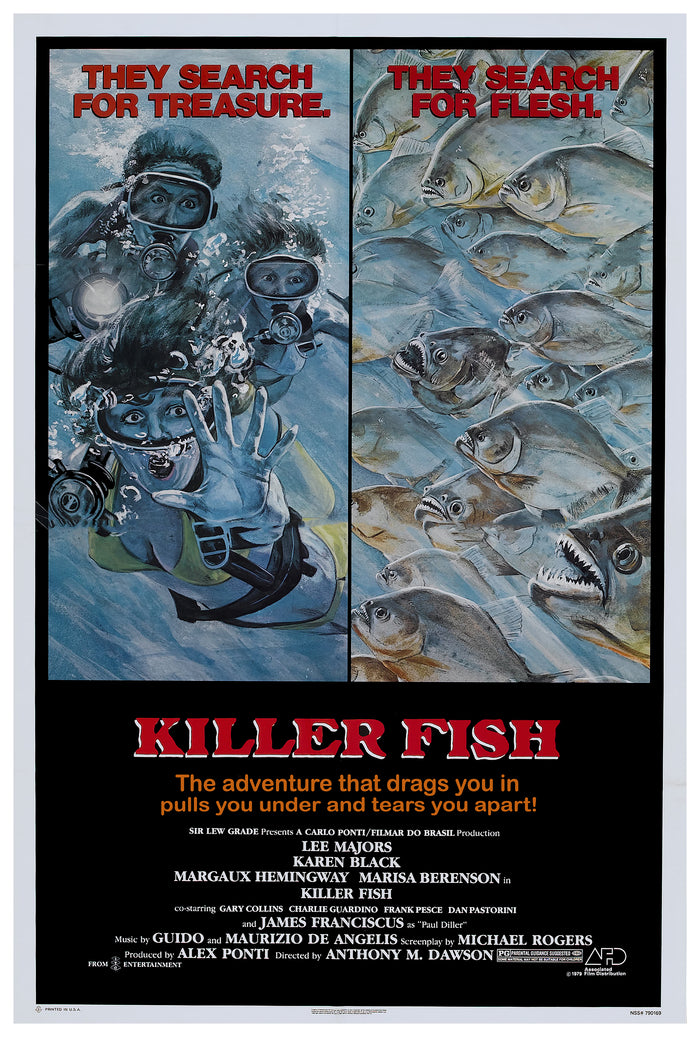 Killer Fish - 1979 - Vintage Movie Poster
