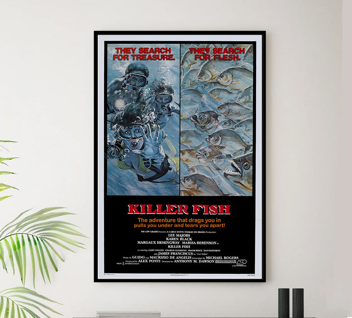 Killer Fish - 1979 - Vintage Movie Poster