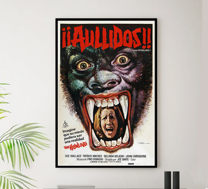The Howling - 1981 - Spanish - Vintage Movie Poster