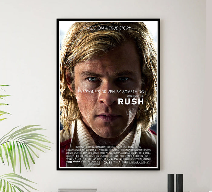 Rush - Chris Hemsworth - 2013 - Teaser - Vintage Movie Poster