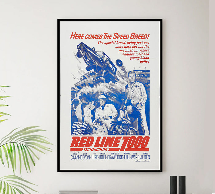 Red Line 7000 - 1965 - Vintage Movie Poster