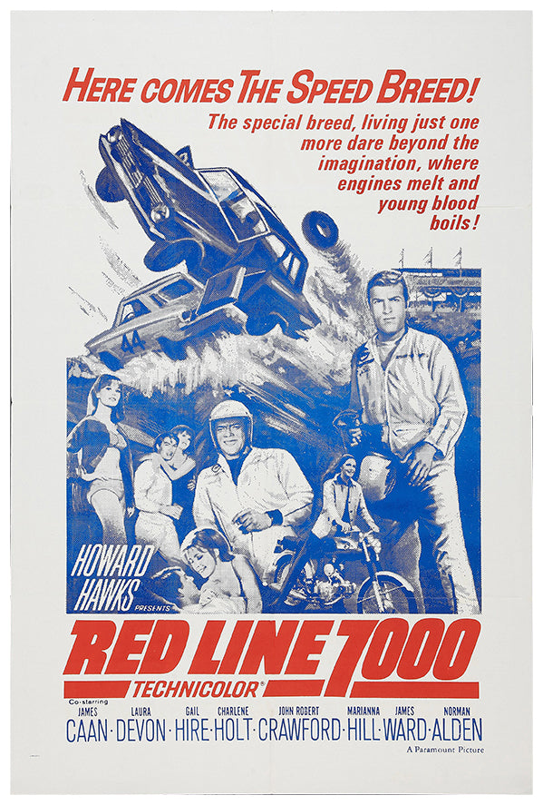 Red Line 7000 - 1965 - Vintage Movie Poster