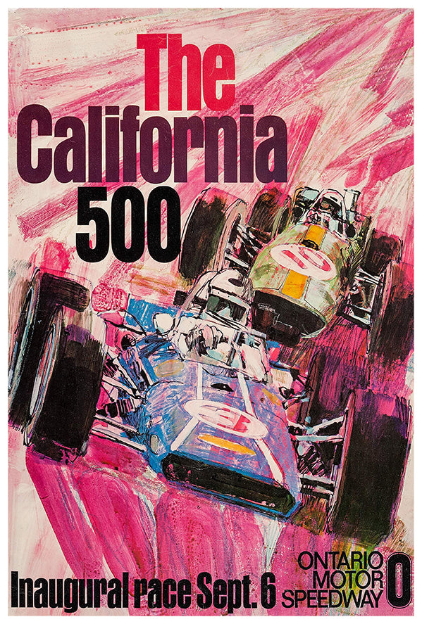 The California 500 - 1970 - Vintage Movie Poster