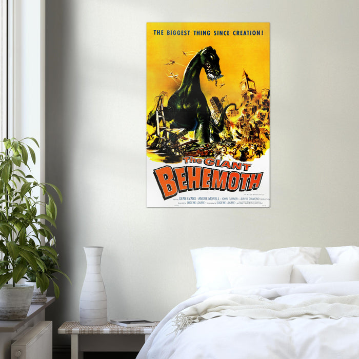 The Giant Behemoth - Vintage Horror Movie Poster - Classic Halloween Decor