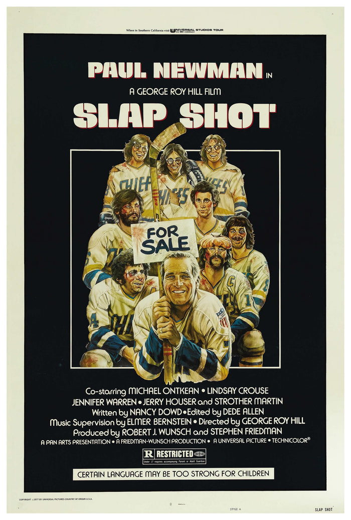 Slap Shot - 1975 - Vintage Movie Poster