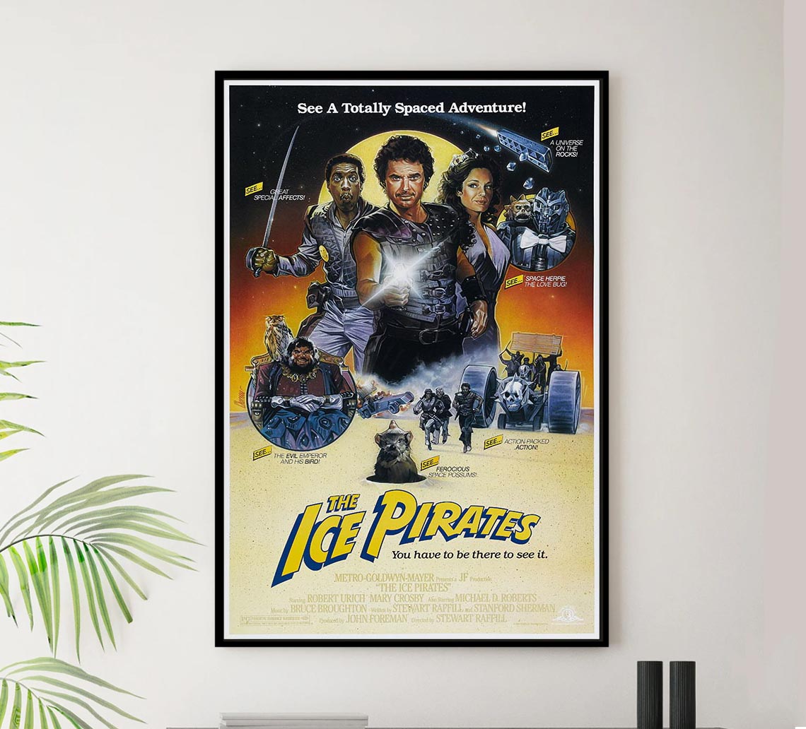 The Ice Pirates - Vintage Pirate Classic Movie Poster