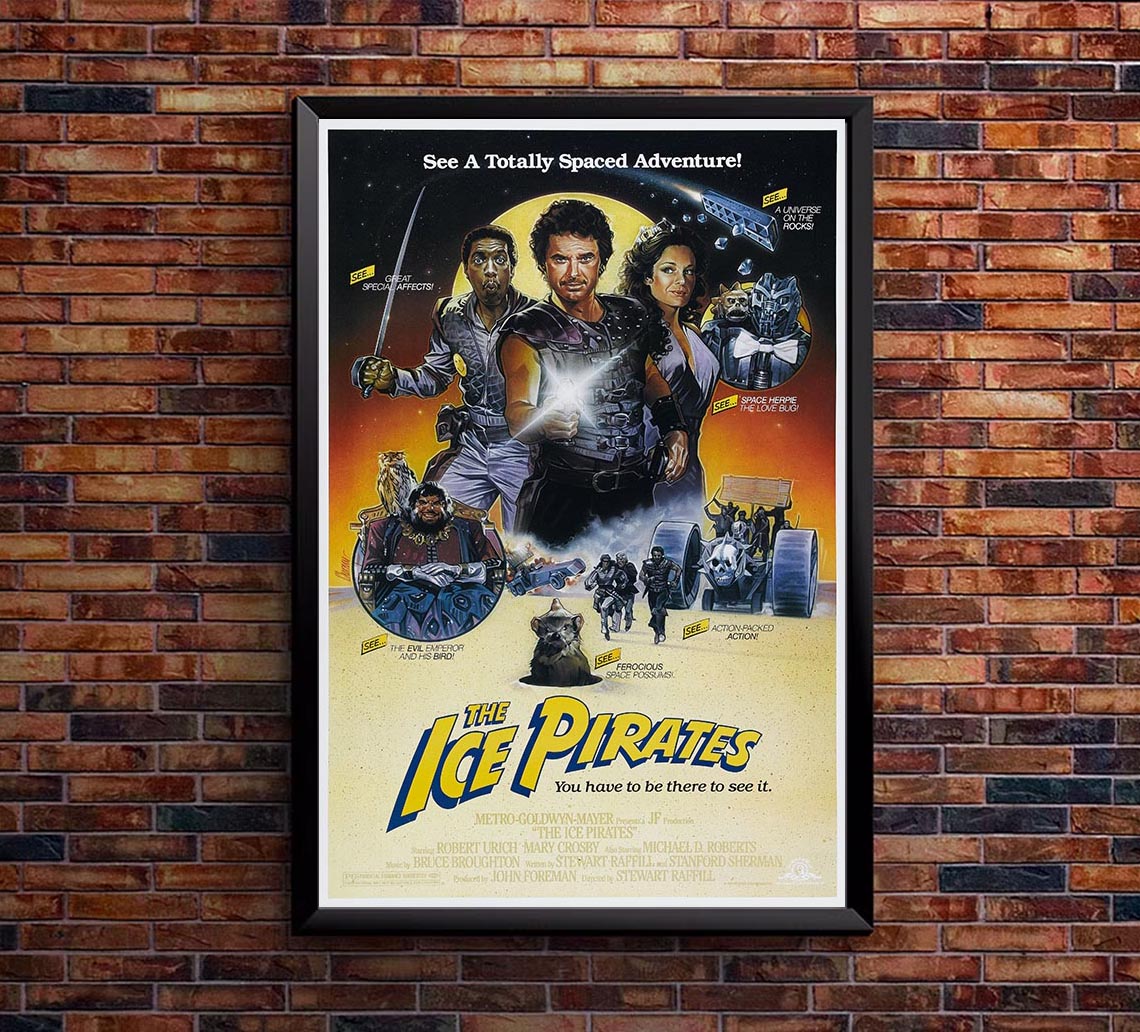 The Ice Pirates - Vintage Pirate Classic Movie Poster