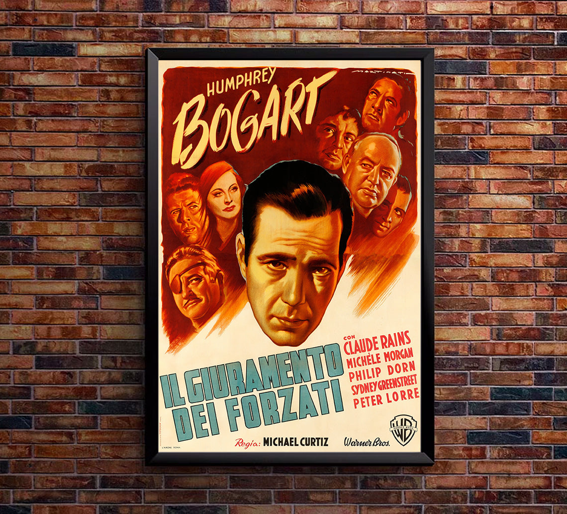 Passage to Marseille - Humphrey Bogart - 1949 - Italian - Movie Poster