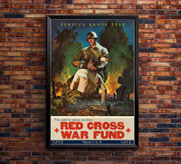 Red Cross War Fund - WW2 Poster