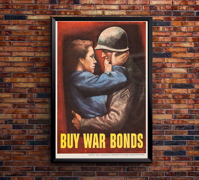 Embrace - Buy War Bonds - WW2 Poster