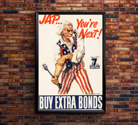 You're Next - Buy Extra War Bionds - 7th War Loan - WW2 Poster