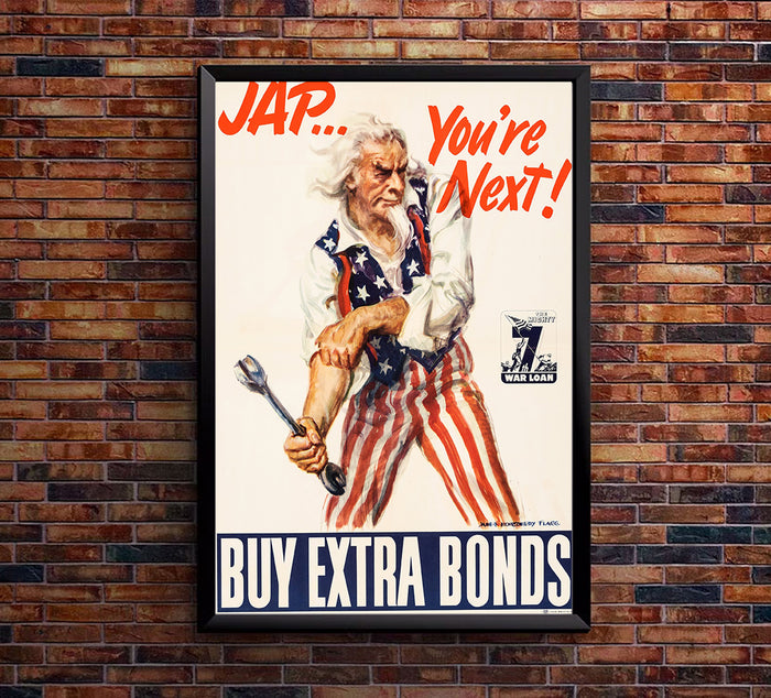 You're Next - Buy Extra War Bionds - 7th War Loan - WW2 Poster