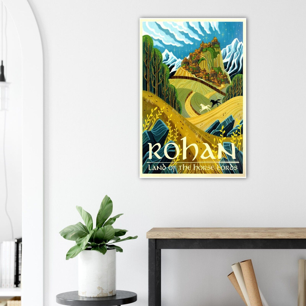 Rohan - Horse Lords  - Lord of the Rings Poster- The Hobbit