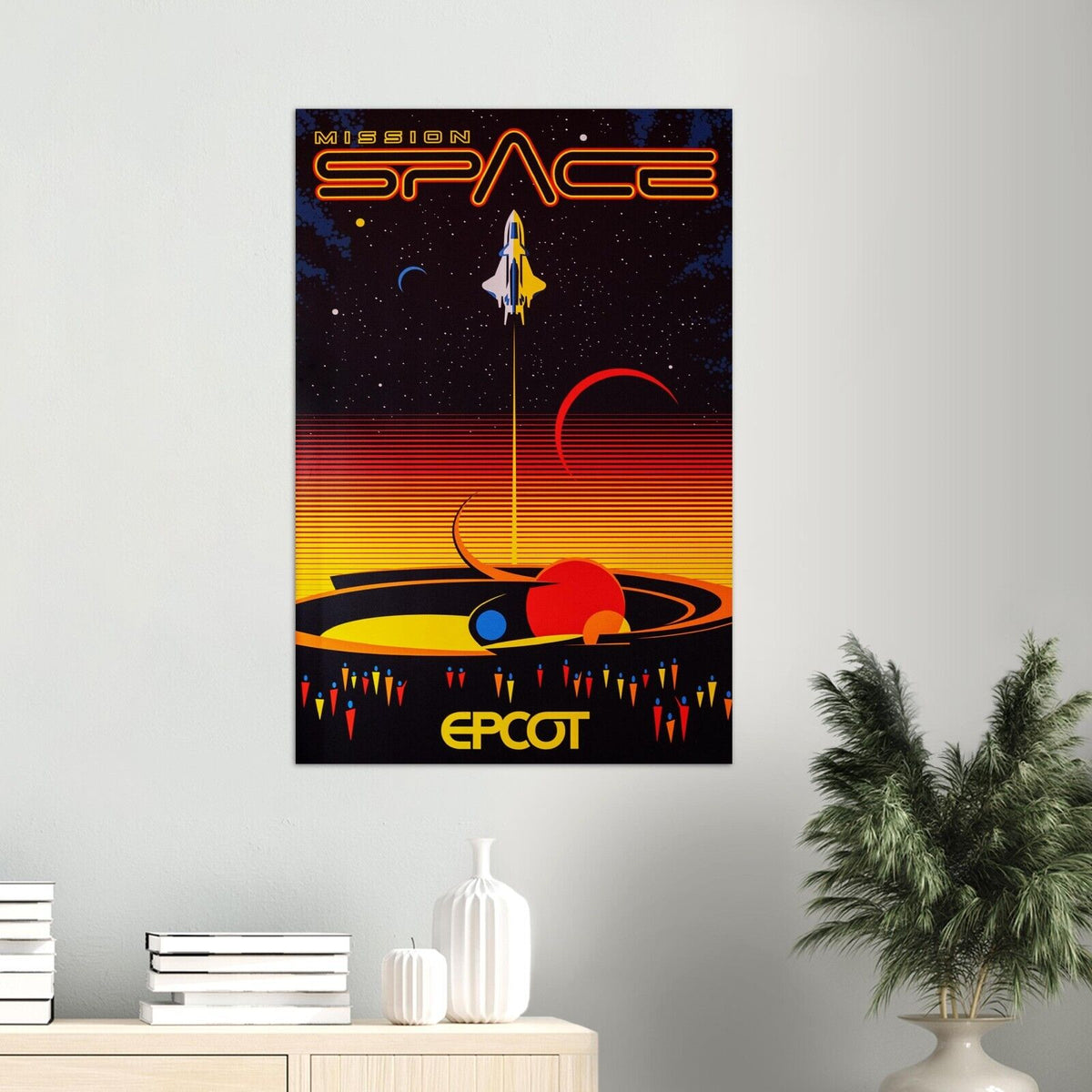 Disney Epcot Center Attraction Poster - Mission Space - D23