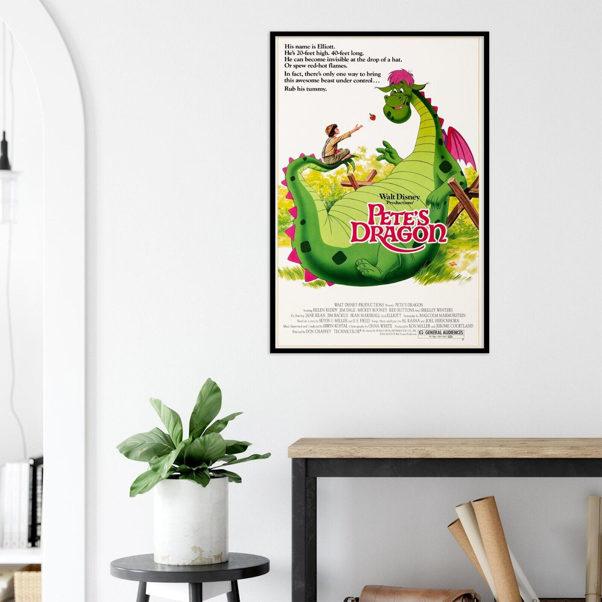 Pete's Dragon - Disney - Movie Poster - 1977 - US Release