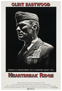Heartbreak Ridge - Clint Eastwood - Movie Poster - US Version