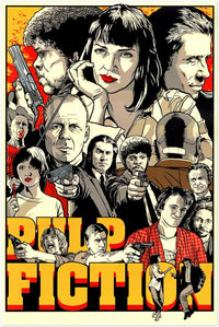 Pulp Fiction Movie Poster - Quentin Tarantino - Alternate #6