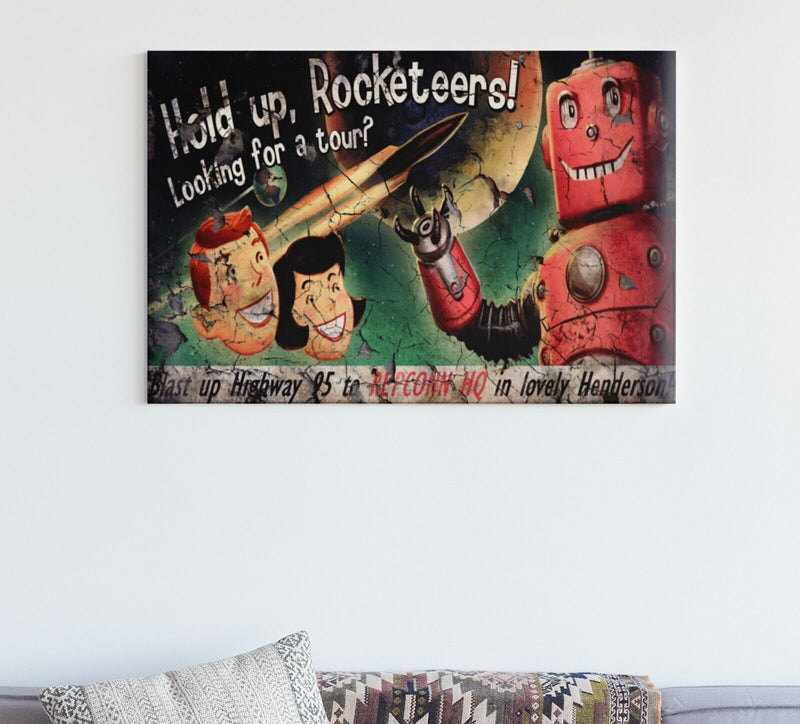 Fallout Poster Hold Up Rocketeers Video Game Poster Gaming