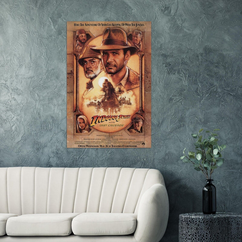 Indiana Jones and the Last Crusade - Movie Poster - Teaser #1