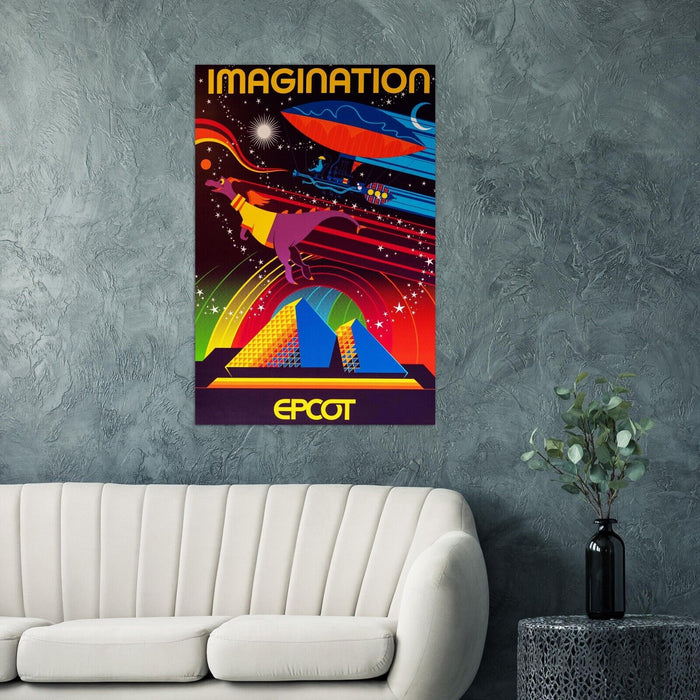 Disney Epcot Center Attraction Poster - Imagination - Disney World D23