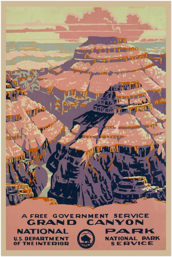 Grand Canyon - Vintage National Park Service Poster