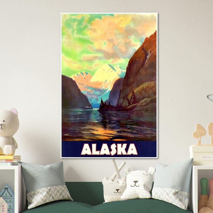 Alaska - Vintage Travel Poster