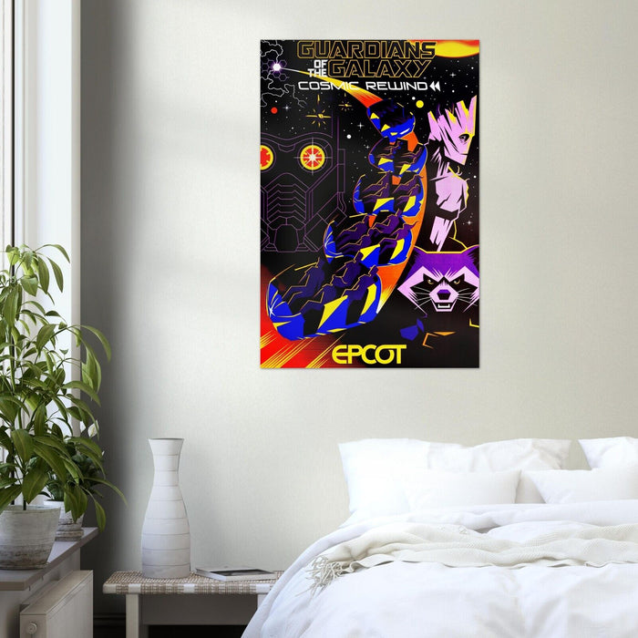 Disney Epcot Center Attraction Poster - Guardians of the Galaxy - D23