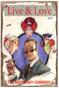 Live & Love - The Secretary Charmer - Fallout 4 Poster