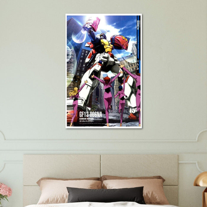 Gundam Maxster - GF13-006NA - Gundam Mechanical Poster - Japanese Anime Poster