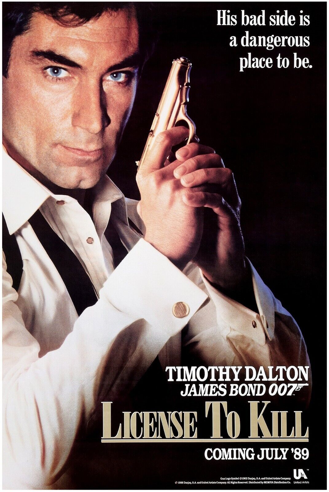 License to Kill - James Bond 007 Movie Poster - Timothy Dalton - Teaser