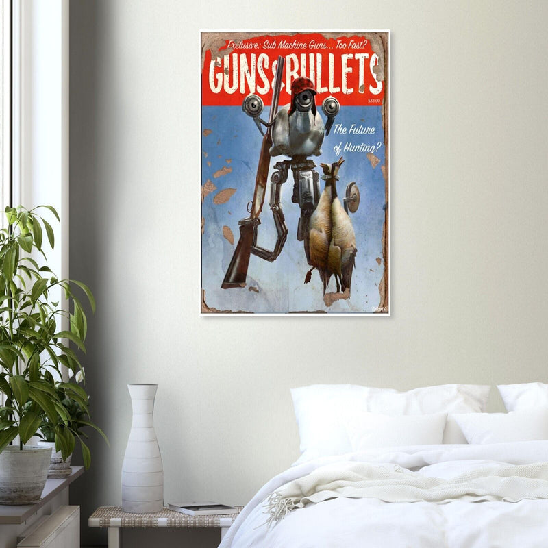 Guns & Bullets - The Future of Hunting - Fallout 4 Poster