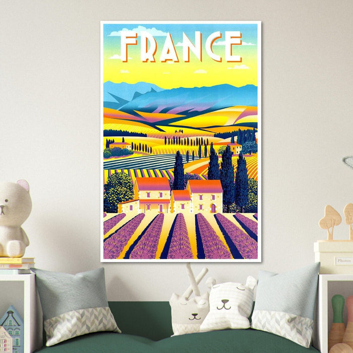 France  - Vintage Travel Poster