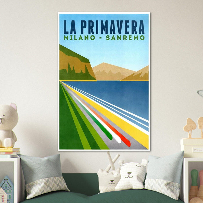 La Primavera - Milano  - Vintage Travel Poster