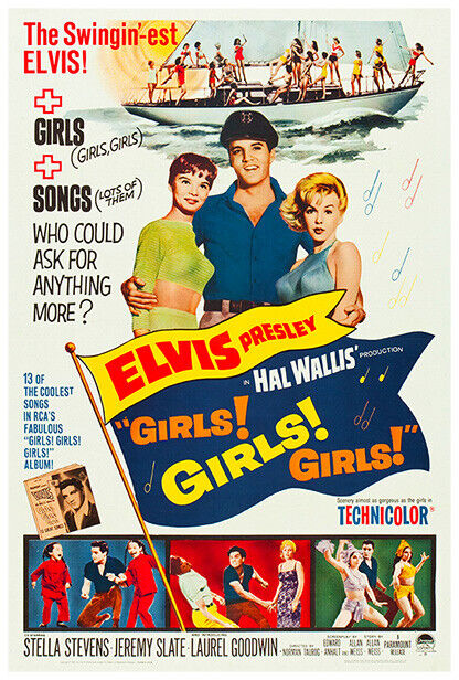 Girls, Girls, Girls - 1960 - Movie Poster - US Version