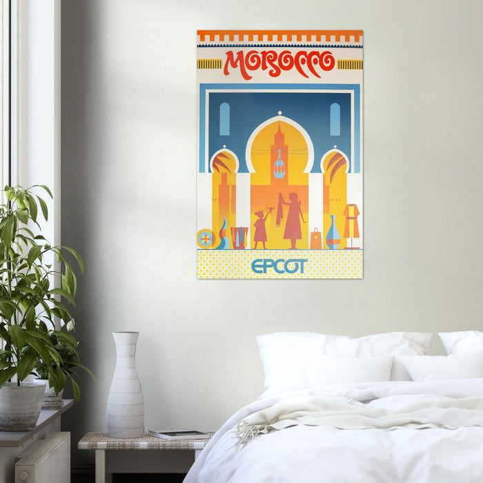 Disney Epcot Center Attraction Poster - Morocco - Disney World D23