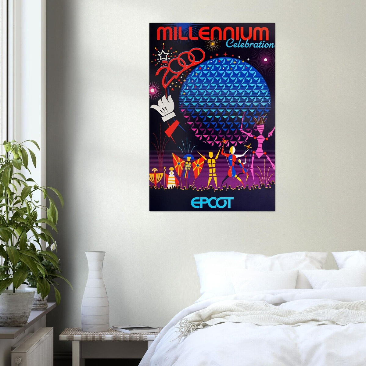 Disney Epcot Center Attraction Poster - Millennium Celebration - D23