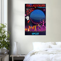 Disney Epcot Center Attraction Poster - Millennium Celebration - D23