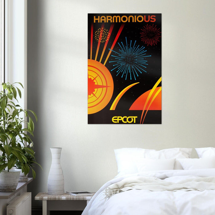 Disney Epcot Center Attraction Poster - Harmonious - Disney World D23