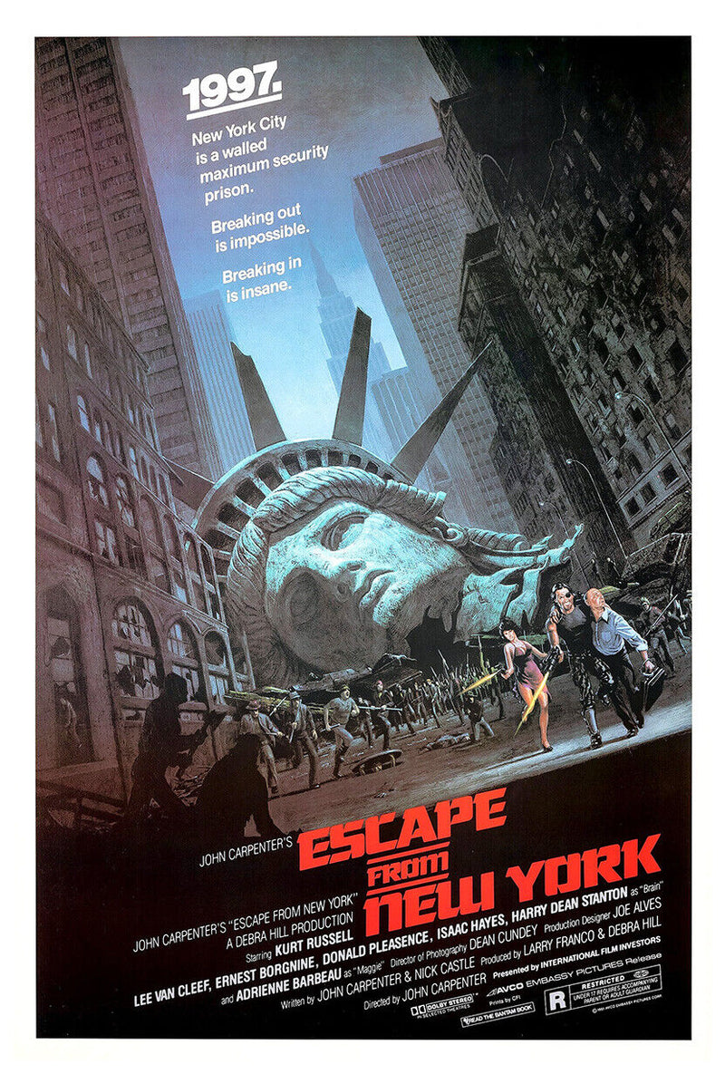 Escape from New York - Kurt Russell - Movie Poster - 1981 - US Version #1