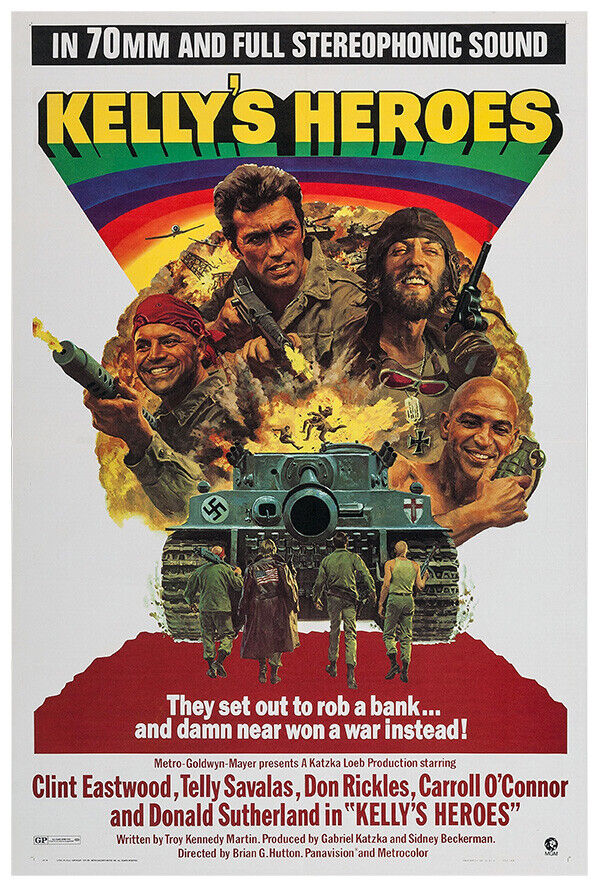 Kelly's Heroes - Clint Eastwood - Movie Poster - US Version #1