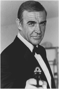 James Bond 007 Poster - Sean Connery - Gun Print