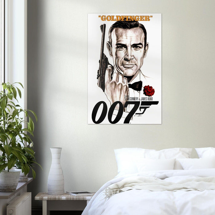 Goldfinger- James Bond 007 Movie Poster - Sean Connery - US Version