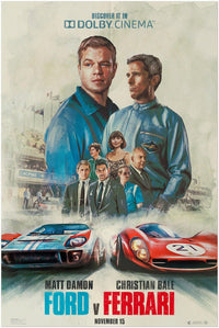 Ford vs Ferrari - Le Mans - Movie Poster - Teaser US Version #1